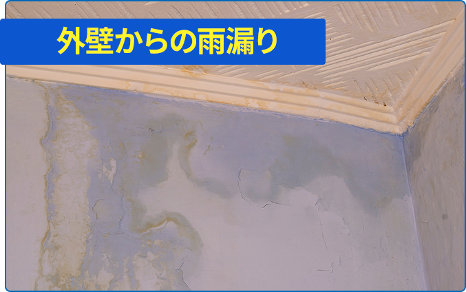 外壁からの雨漏り